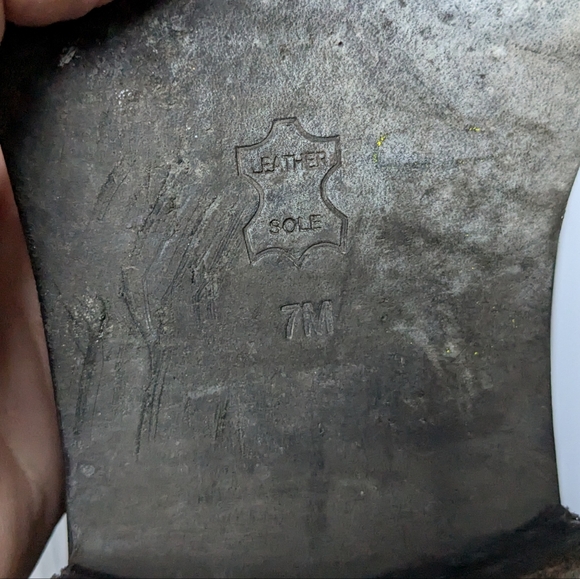 Tory Burch Women's Black Leather Double Buckle Bennie Boots Size 7 - Picture 12 of 12